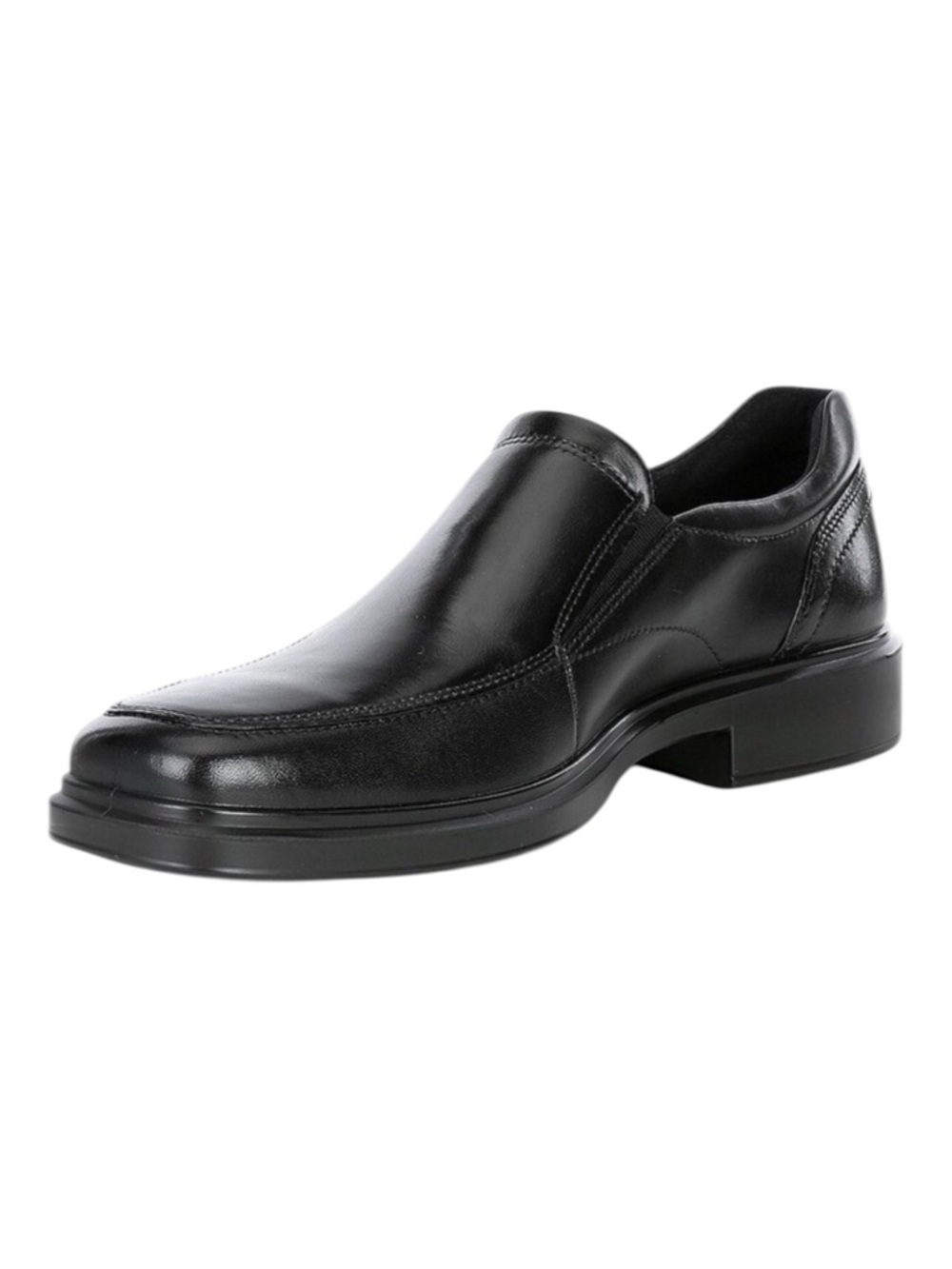 Ecco Classic Black Leather Helenski Loafer Slip-on Men's Size EU40 US 6-6.5